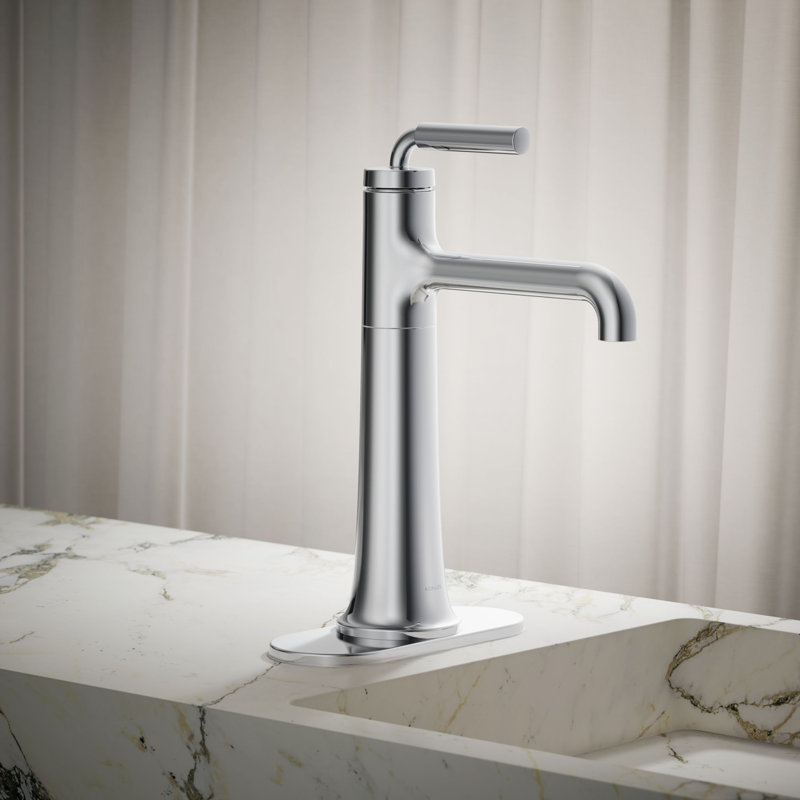 Robinet de lavabo de salle de bain monocommande Tone, 1.2, Chrome poli
