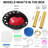 Bathtub Drain Kit, Freestanding Tub Drain Rough-in Kit with Brass Tailpiece and ABS Adapter, Compatible with Floor Mounted, Freestanding and Island Bathtubs, with a Free Silicone Deodorant Mat