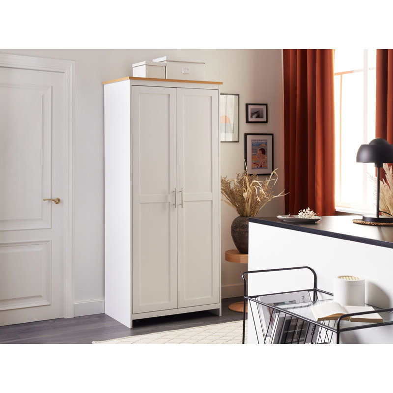 Teo 2 Door Manufactured Wood Wardrobe