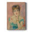 Portrait de l'actrice Jeanne Samary - Toile tendue avec châssis par Pierre-Auguste Renoir-381076944