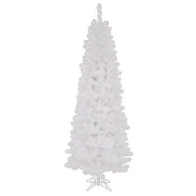 Sparkle White Spruce Pencil Artificial Christmas Tree
