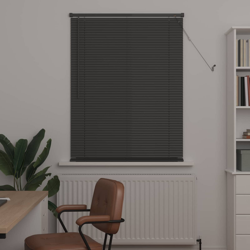 Venetian Blind, 80cm W x 150cm L, Silver Grey