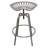 Tractor Seat Stool Gray