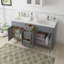 Base de meuble-lavabo double 60 po seulement-96631522
