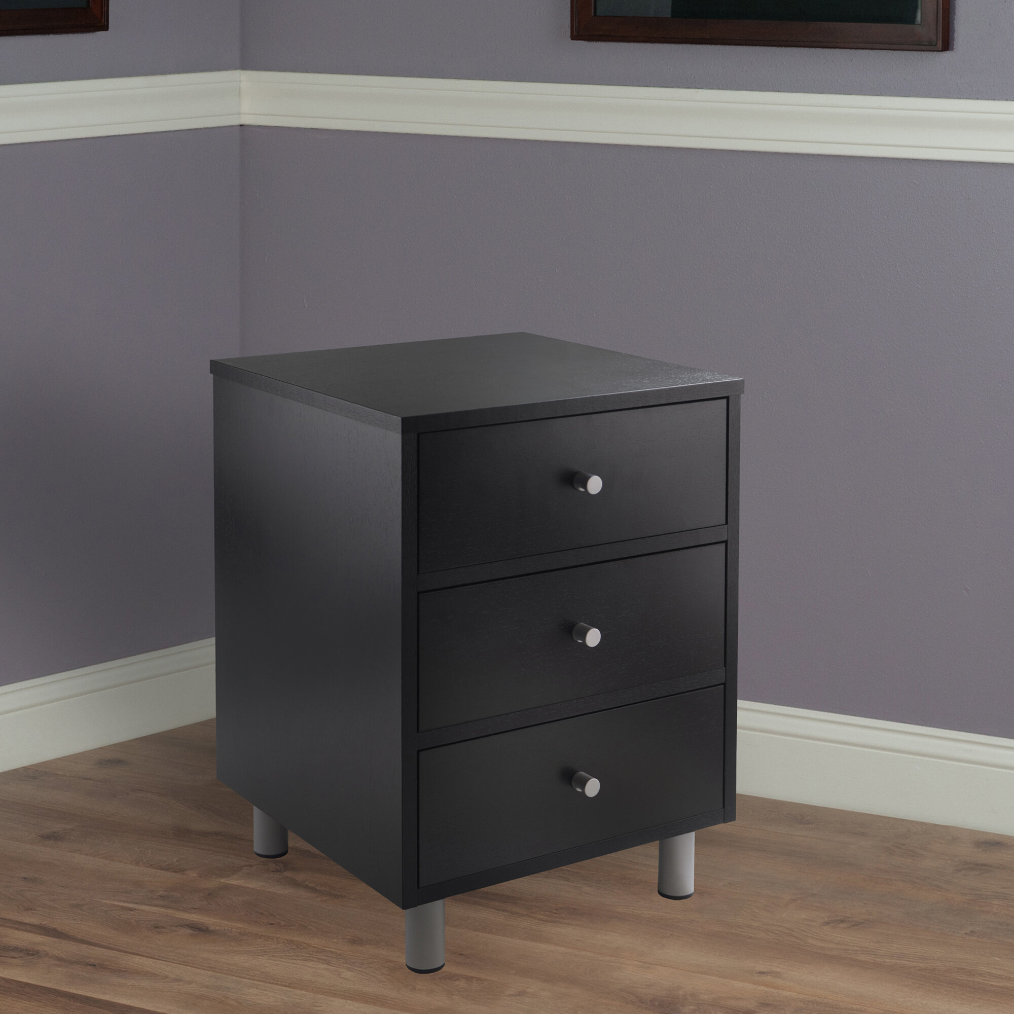 Ebern Designs McLoughney 3 - Drawer End Table & Reviews | Wayfair