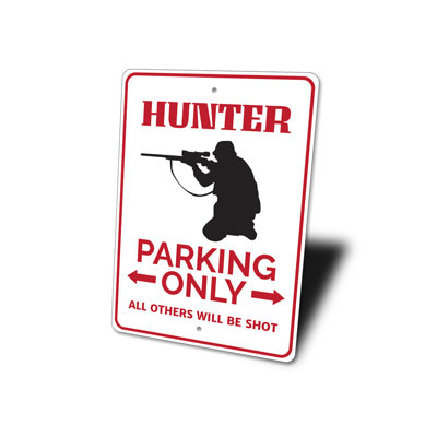 Panneau de signalisation en aluminium Hunter