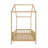 Low House Style Bed With Curtains-1784003899-1784003896