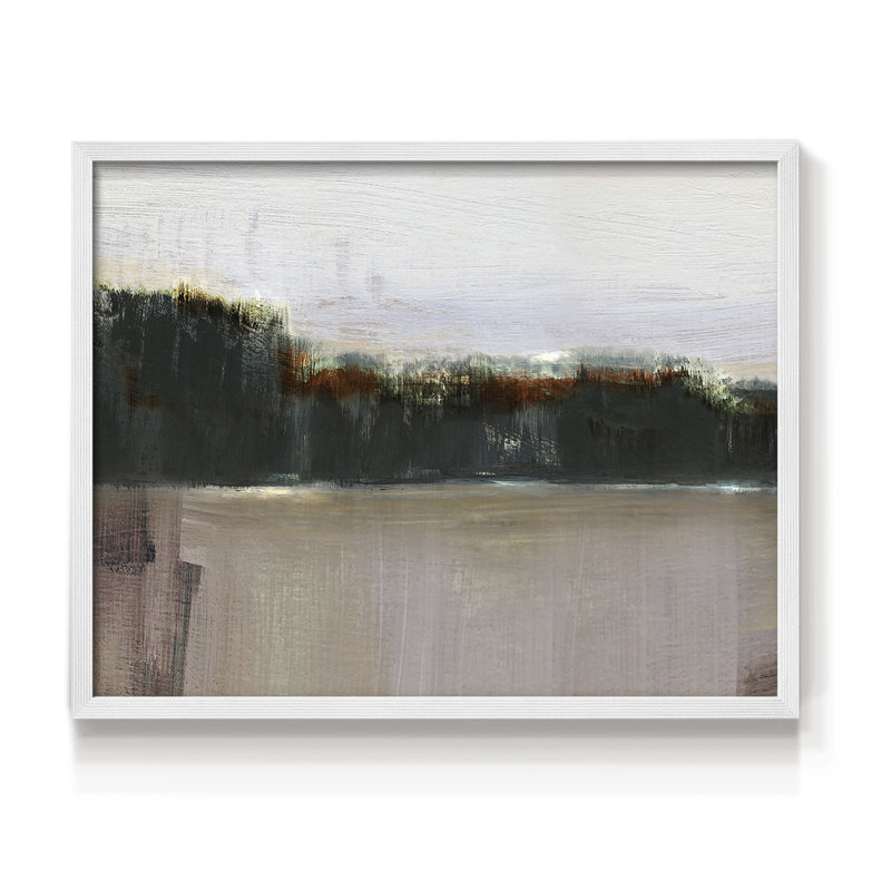 Au crépuscule Turnwood - Impression encadrée - Restickable, H 11 po x l 14 po, Blanc
