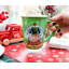 Elfe «Père Noël! Je le connais!» Grande tasse en céramique à large rebord | Peut contenir 16 onces