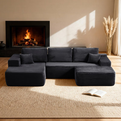 Chaise longue modulaire en U Cloud