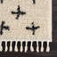 Tapis beige / noir à poils longs Adeewa-1864636451