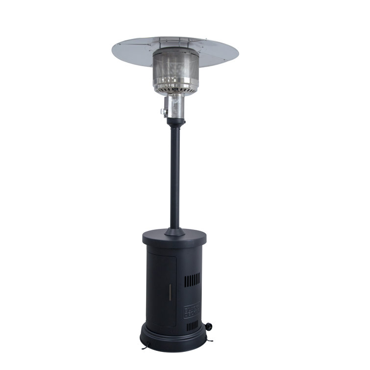 Black + Decker High Efficiency GAS Patio Heater Black