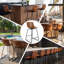 Ensemble de 6 tabourets de bar modernes pivotants de 26 po en cuir synthétique, pour îlot de cuisine, bar Home-129874777