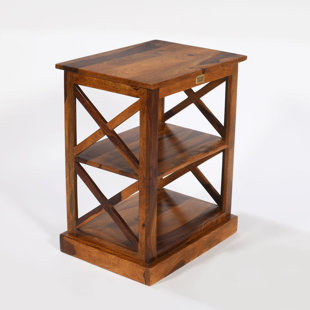 50cm W Solid Wood Bedside Table