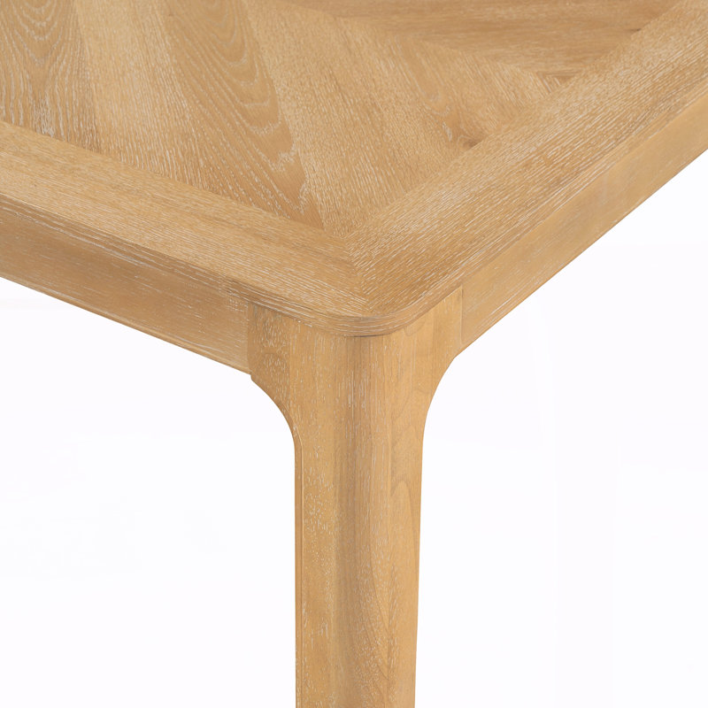 Table de salle à manger rectangulaire, Naturel