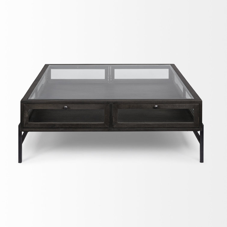 Warner 2 - Piece Glass Top Living Room Table Set