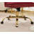 Modern Velvet Upholstered Tufted Button Adjustable Swivel Office Chair with Metal Base-29701062