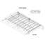 Base de lit plateforme flottante de conception moderne de couleur noyer-1274556266-1274556265