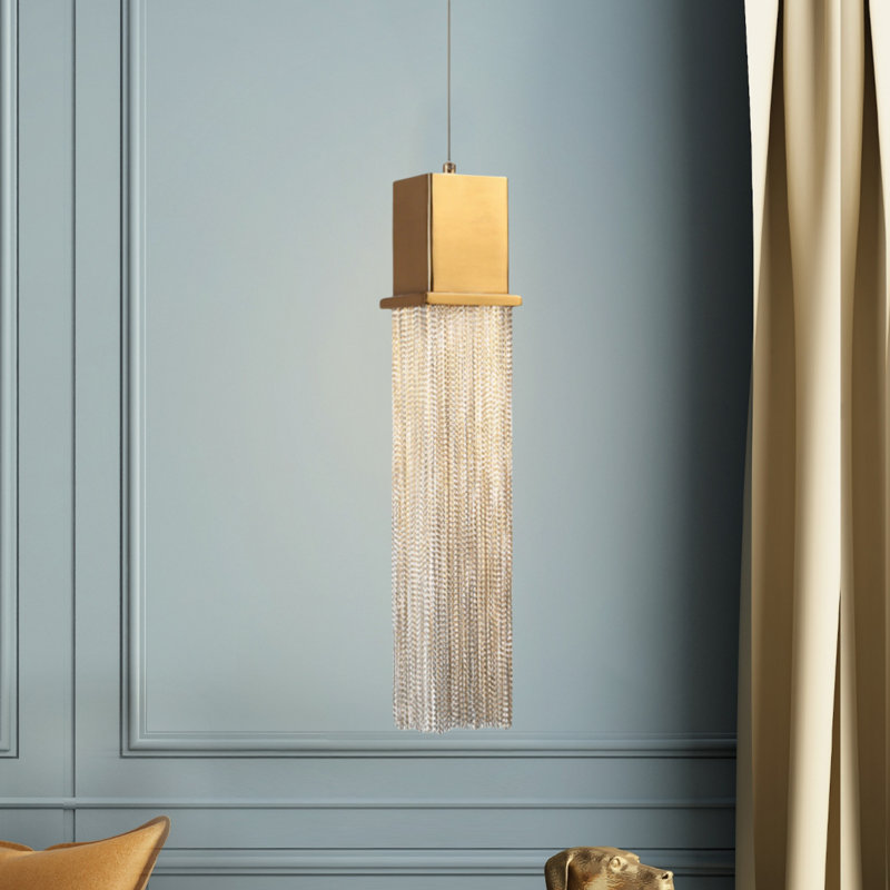 Luminaire suspendu unique à 1 lumière Achai