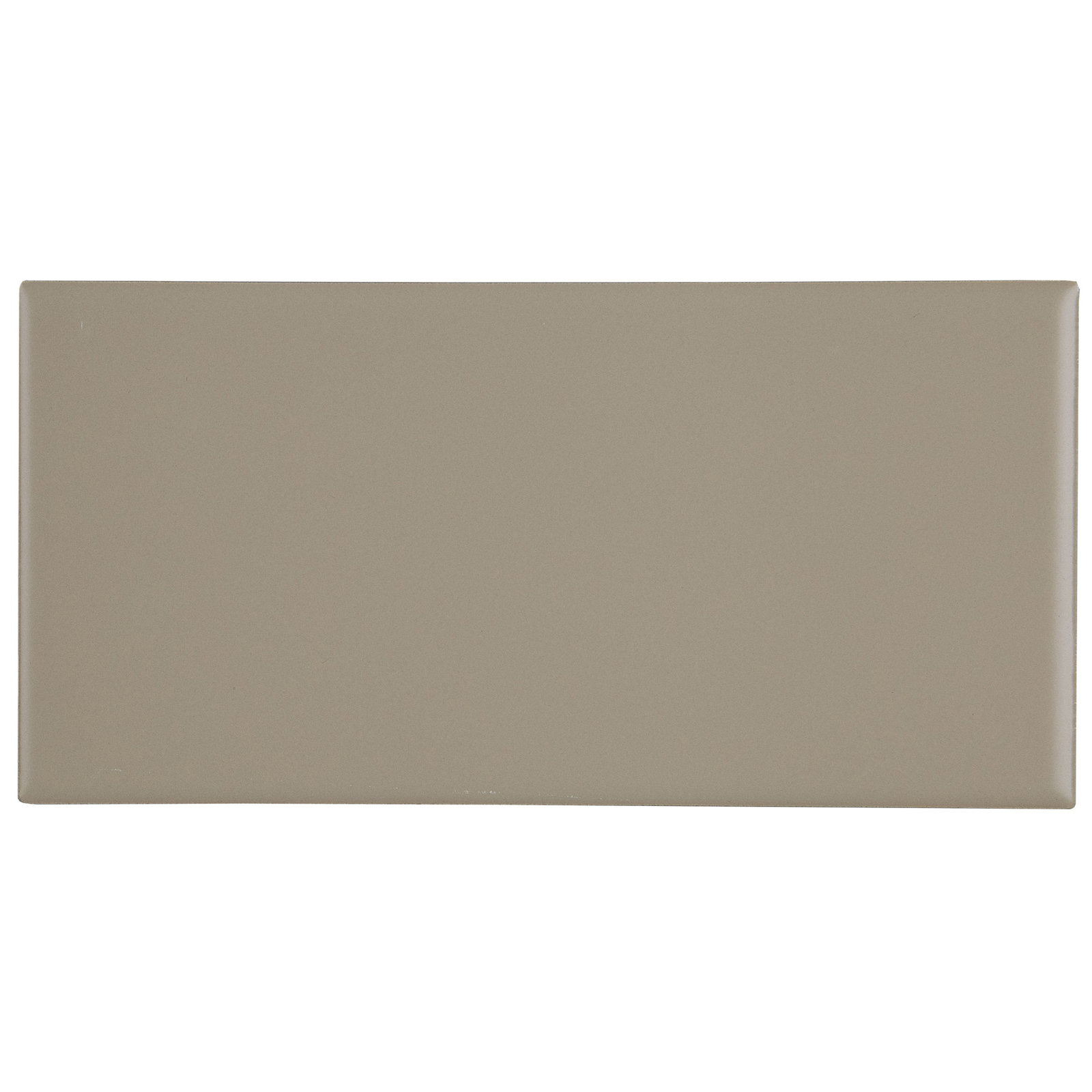 Berkeley 4" x 8" Ceramic Subway Tile, Matte Urban Putty