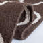 Tapis à motif géométrique tissé à la main en soie / laine / coton à motif banane Rodgers-464029185