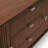 Corrigan Studio Mandea 63" Walnut Wood Sideboard with 3 Drawer Mid Century Modern