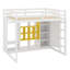 Lit mezzanine en bois avec garde-robe, tablettes et armoire-538641022-538640995