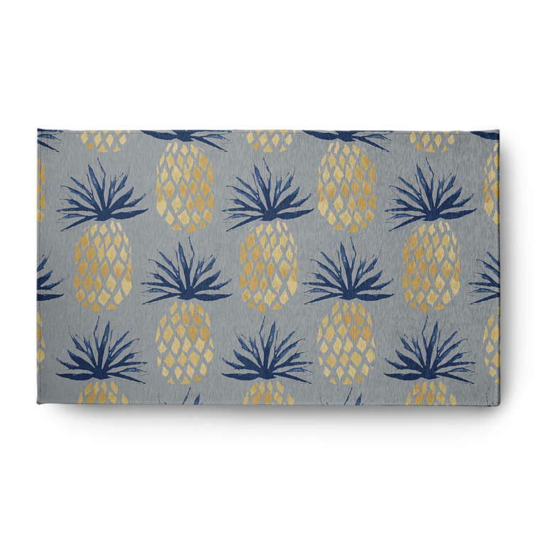 Chenille Floral Indoor Rug