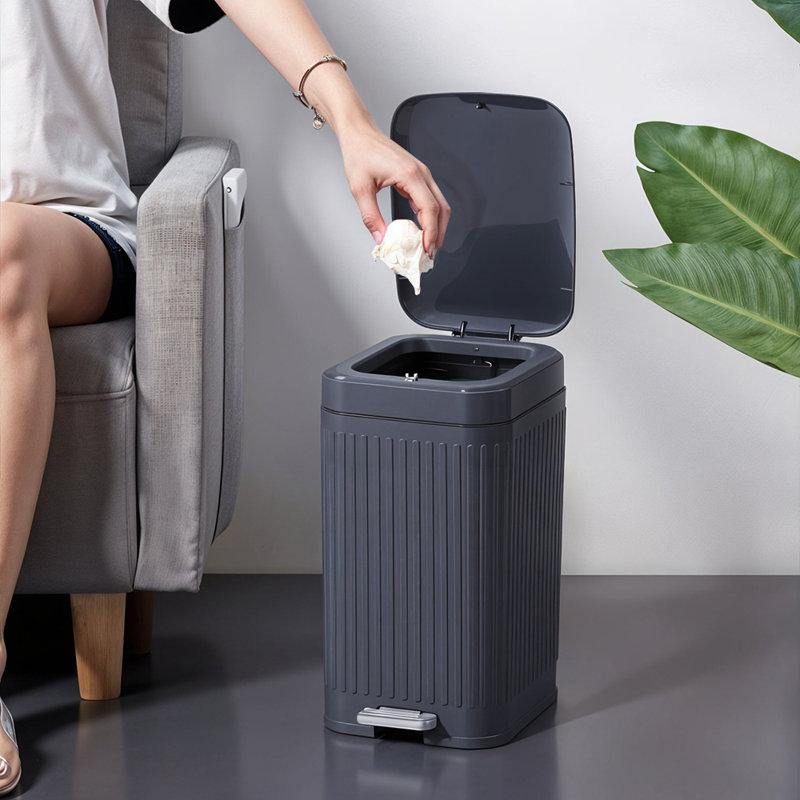 PP Manual Lift Waste Bin - 7L