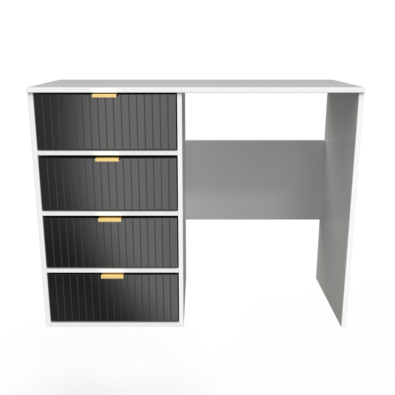 Beranda Dressing Table, Deep Black/White