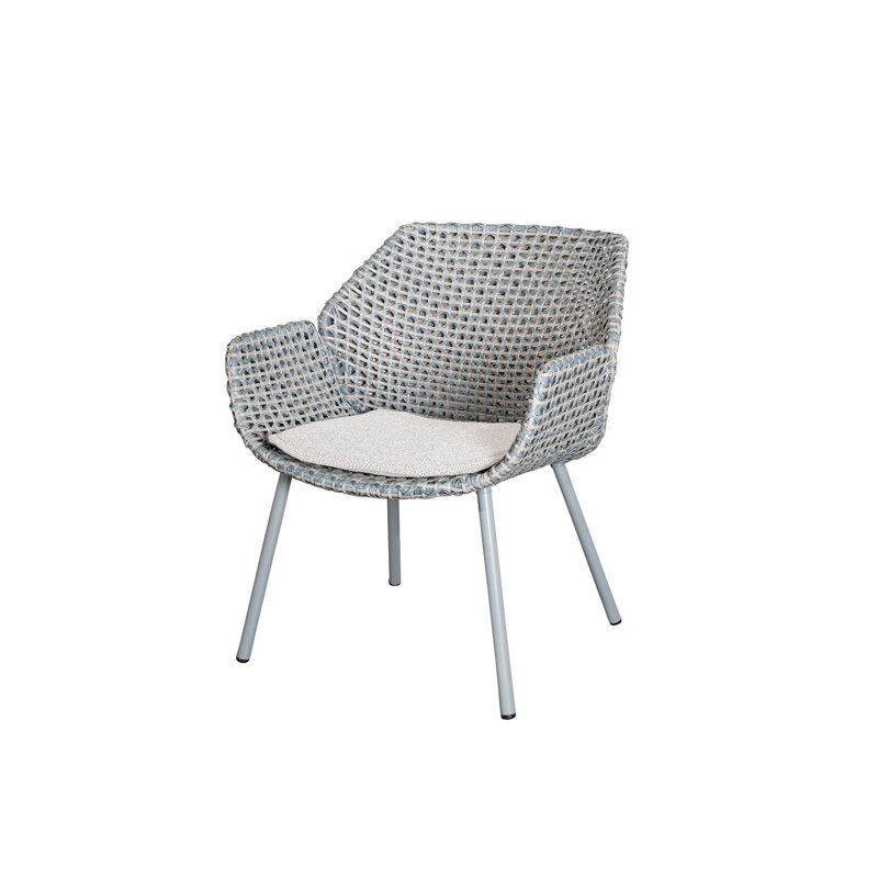 Vibe Patio Armchair with Cushions, Light Brown