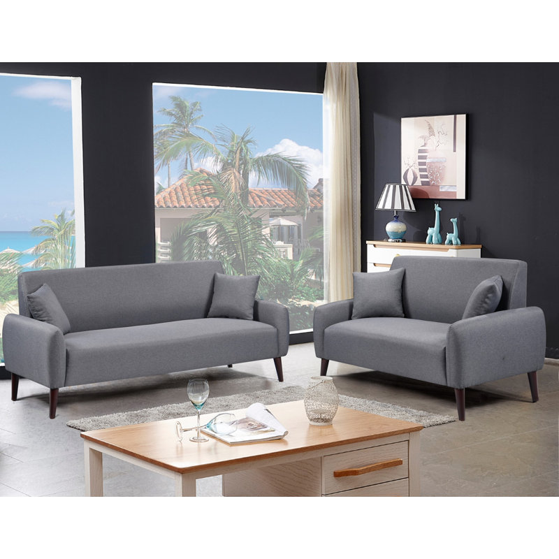 Raulson 2 Piece Corduroy Stationary Living Room Set