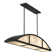 Legacy 4-Light Linear Chandelier in Matte Black by Breegan Jane