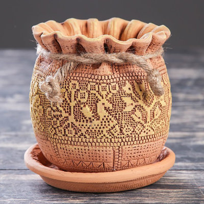 Camya Indoor/Outdoor Clay Pot Planter