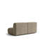 2 Seater Velvet Sectional