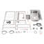 Station de lavage des mains avec robinet L 23,6 po x l 17,7 po