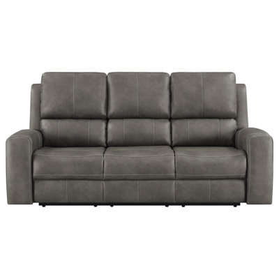 Hein Triple Power Reclining Sofa Charcoal