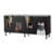 71'' Mirrored Console Table