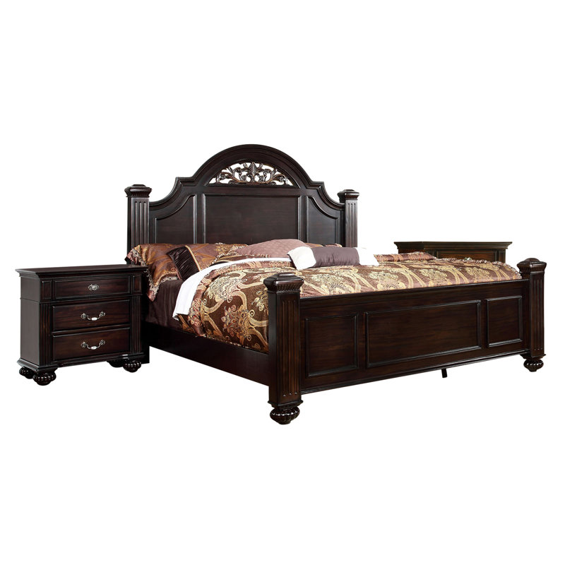 Aime Wood 3-Piece Bedroom Set, King