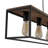 Deith Modern Farmhouse 5-Light Rectangular Island Chandelier