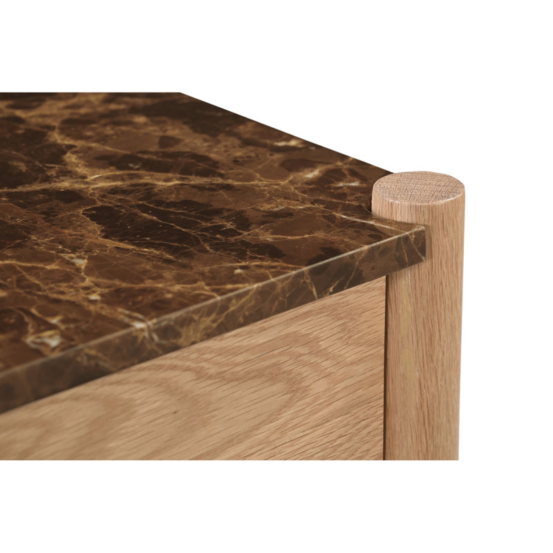 Elio 1 - Drawer Solid Wood Nightstand