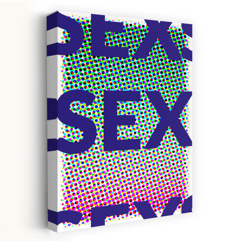 Art contemporain, H 24 po x l 16 po