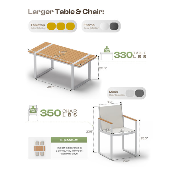 Dimensions du produit