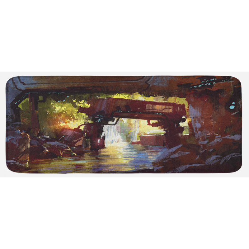 Tapis de cuisine à l’échelle de la forêt à l’âge des bois