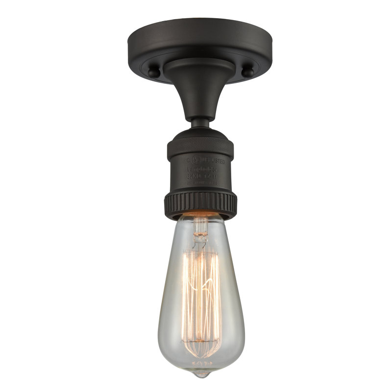 Allaryce Semi Flush Mount, Oil Rubbed Bronze, Yes