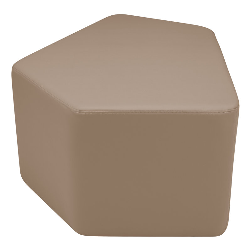 Tabouret Communedi Structuré de Learniture, H 20 po x l 39 po x P 28 po, Oui, Taupe hachuré
