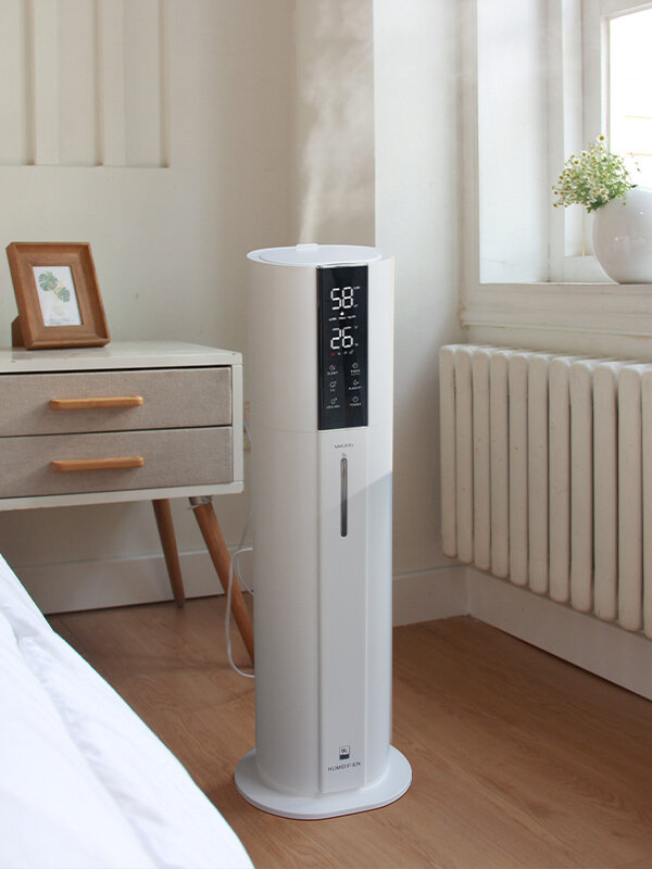 Sejoy Humidificateur d'Air 5 L Bébé Chambre Diffuseur Humidificateur Plante  dair Silencieux Grande Pièce, brume chaude et froide de pour la maison et