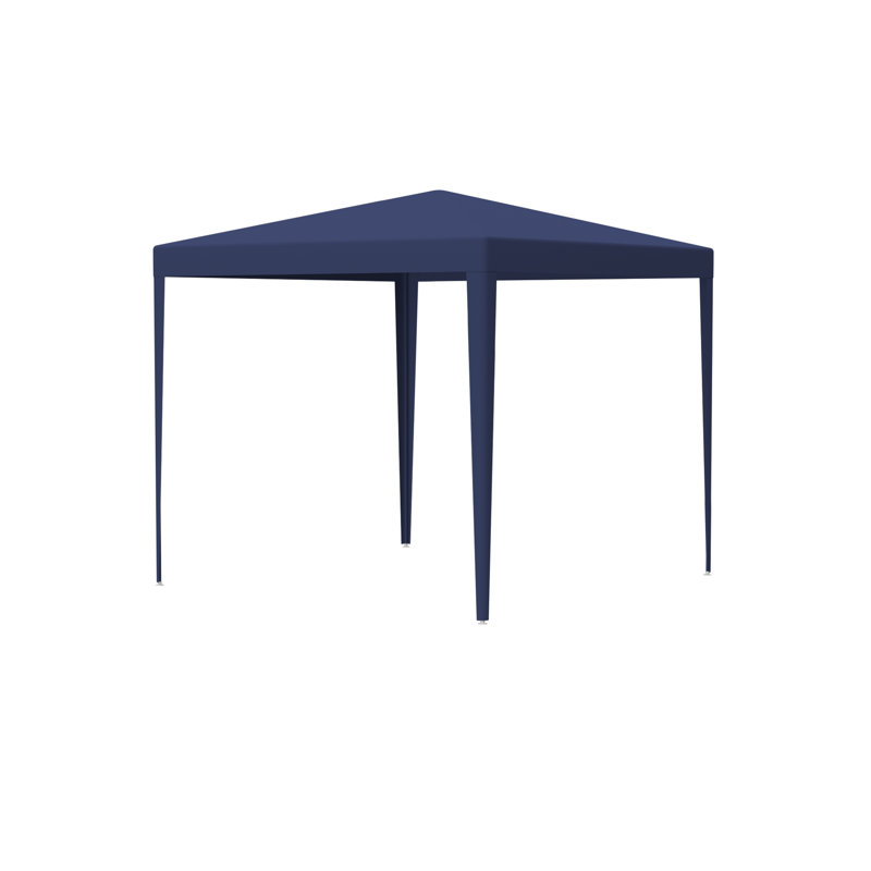 Auvent de pavillon bleu 10 pi x 10 pi pour l'extérieur - peut accueillir 10 personnes, diverses occasions de mariage 10 pi x 10 pi procurant ombre et confort lors d'événements