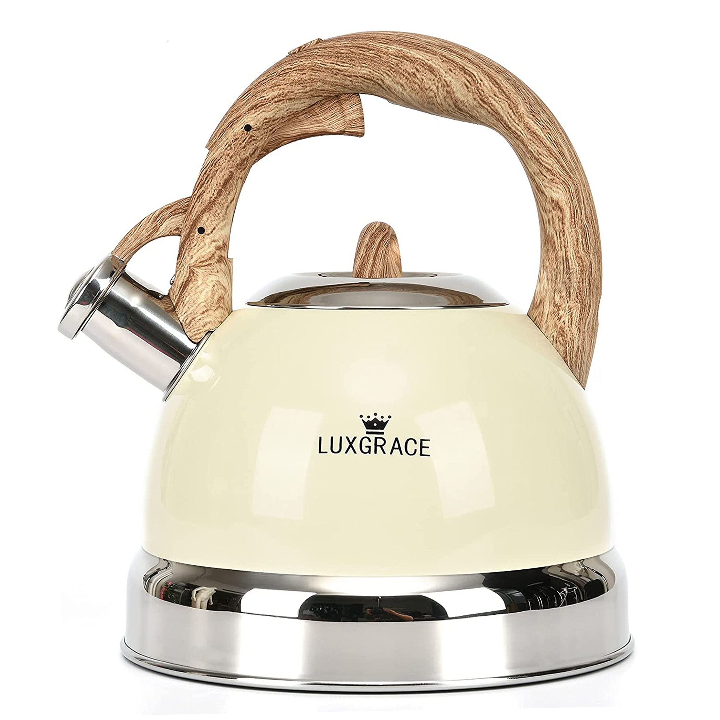 Whistling Stovetop Tea Kettle, Durable Lightweight Water Kettle