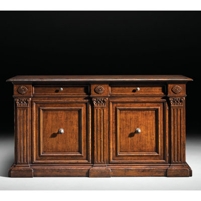 Buffet noyer 2 tiroirs 83"
